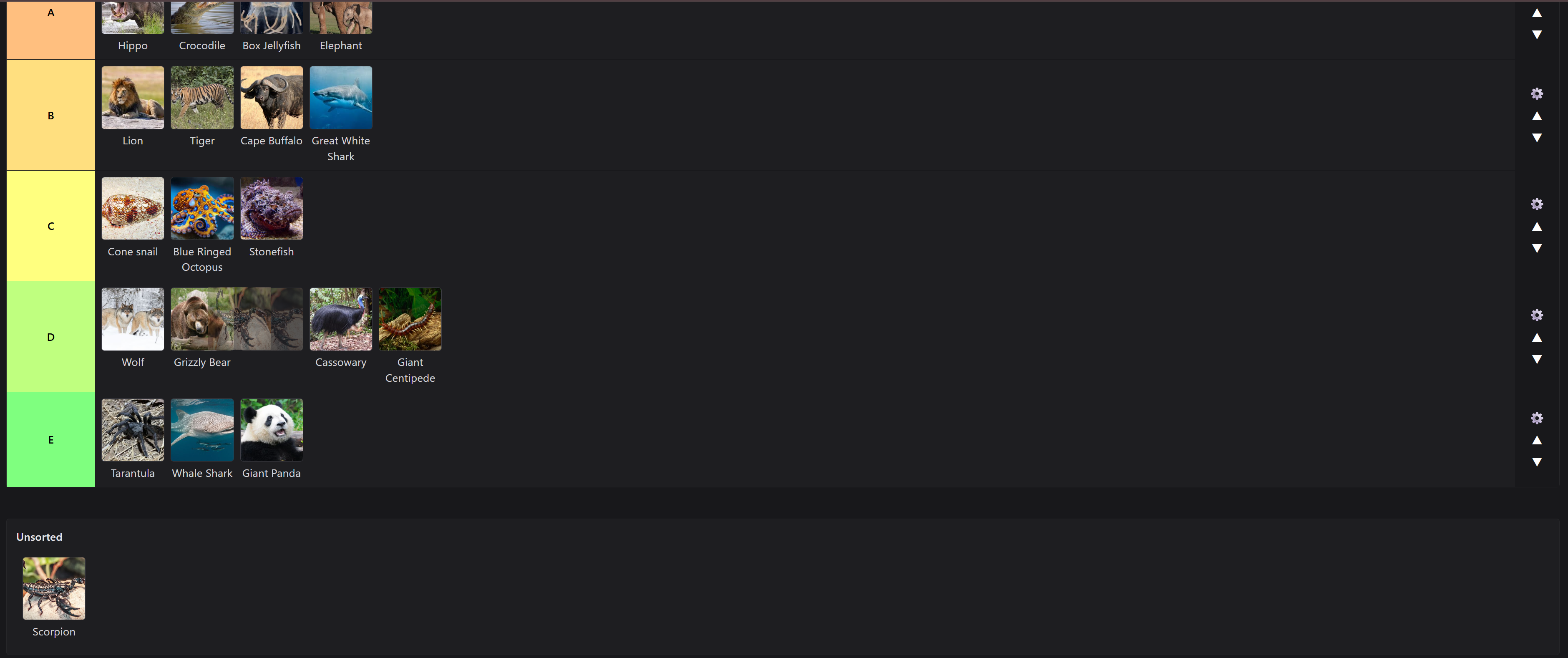 Ghost preview showing insertion after a card